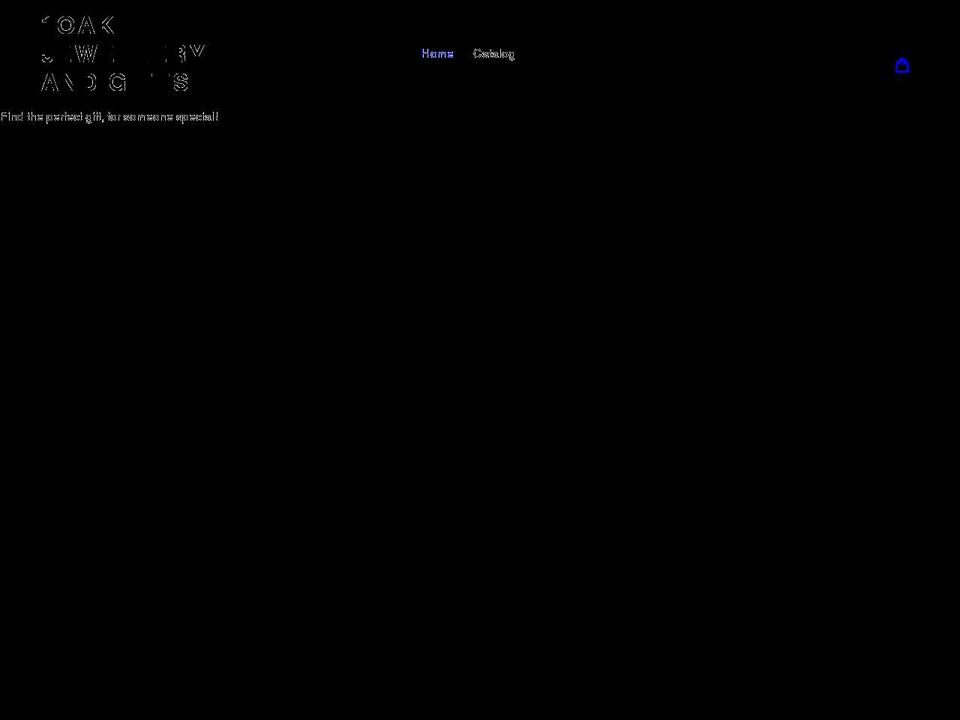 1oakjewellery.com shopify website screenshot