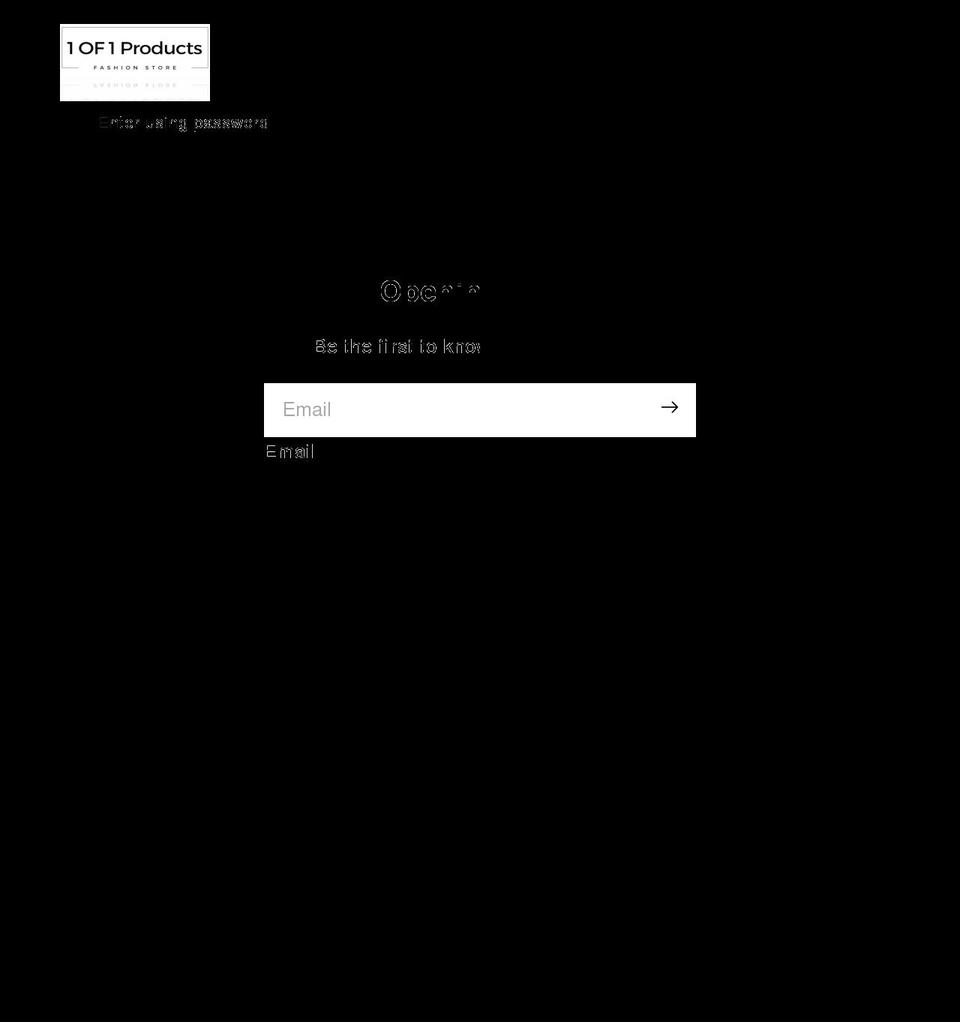 1of1products.com shopify website screenshot