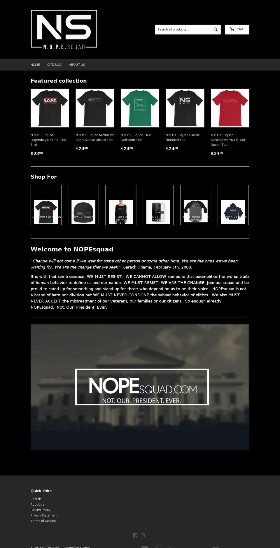 1stand44th.com — Shopify storefront screenshot