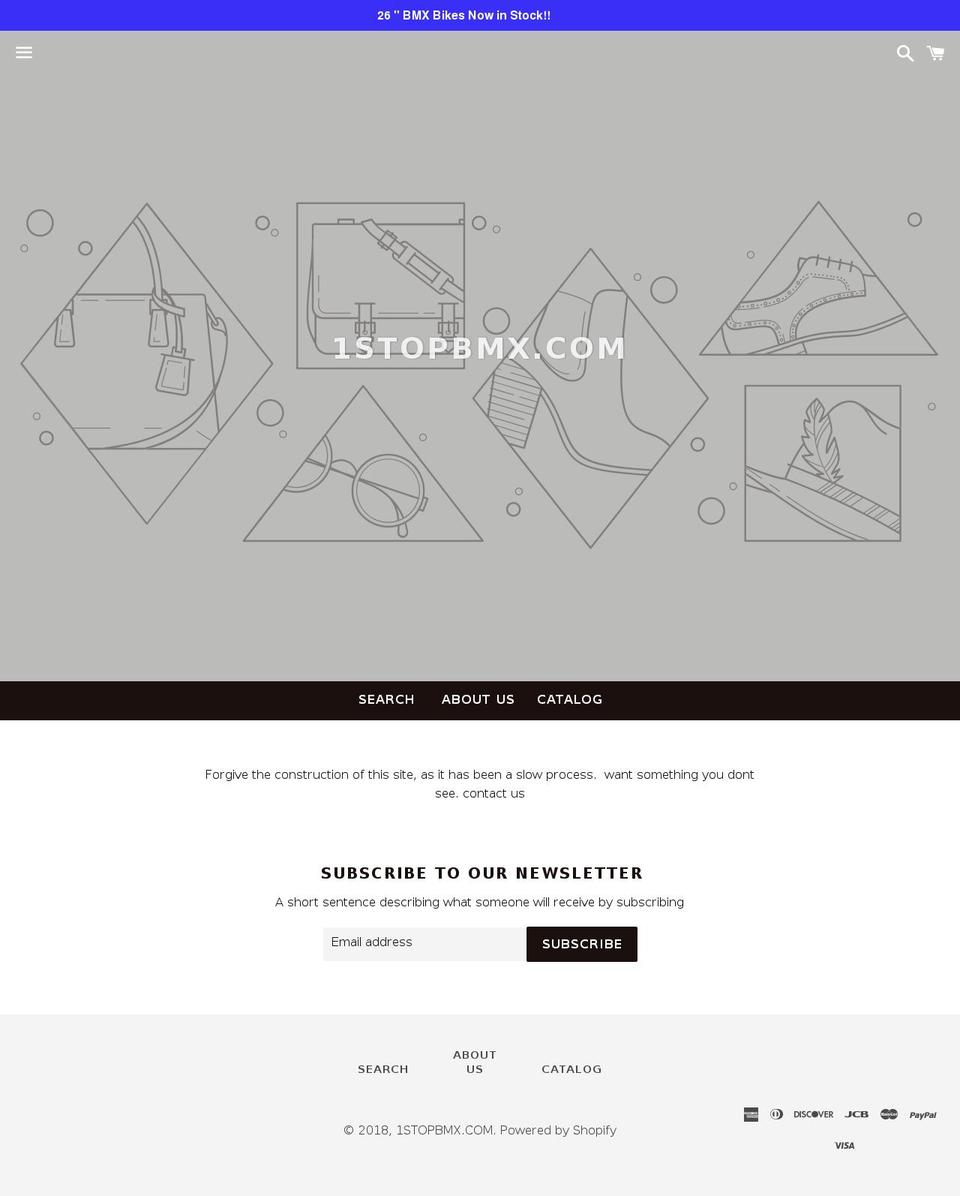 1stopbmx.com shopify website screenshot