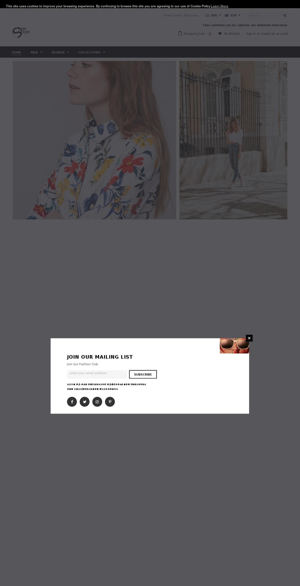 1style.eu shopify website screenshot