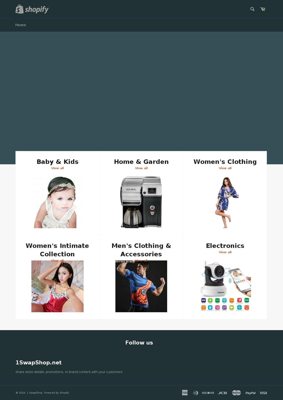 1swapshop.net shopify website screenshot