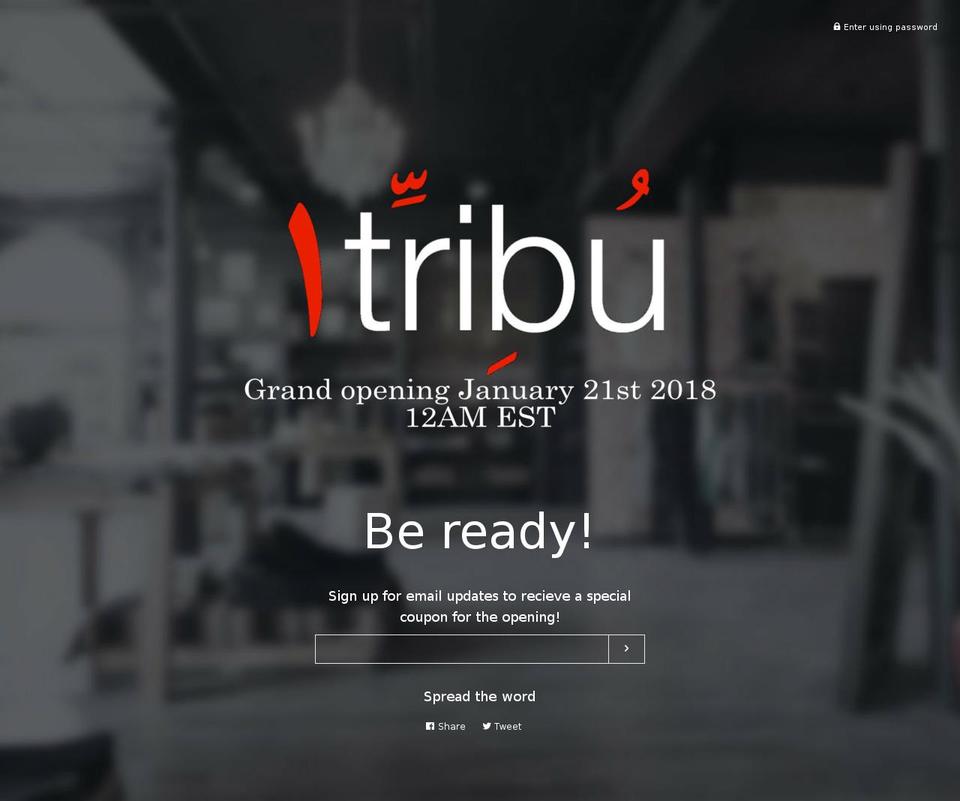 1tribu.com — Shopify storefront screenshot