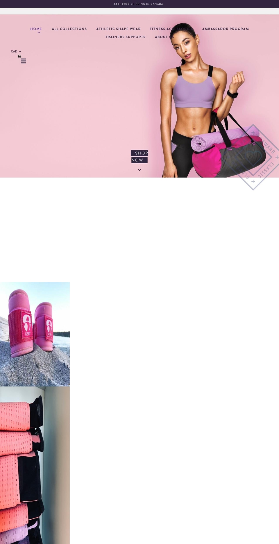 1vefit.com shopify website screenshot