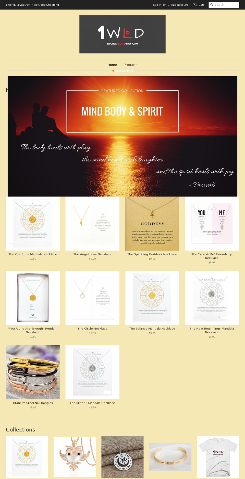 1wld.com shopify website screenshot