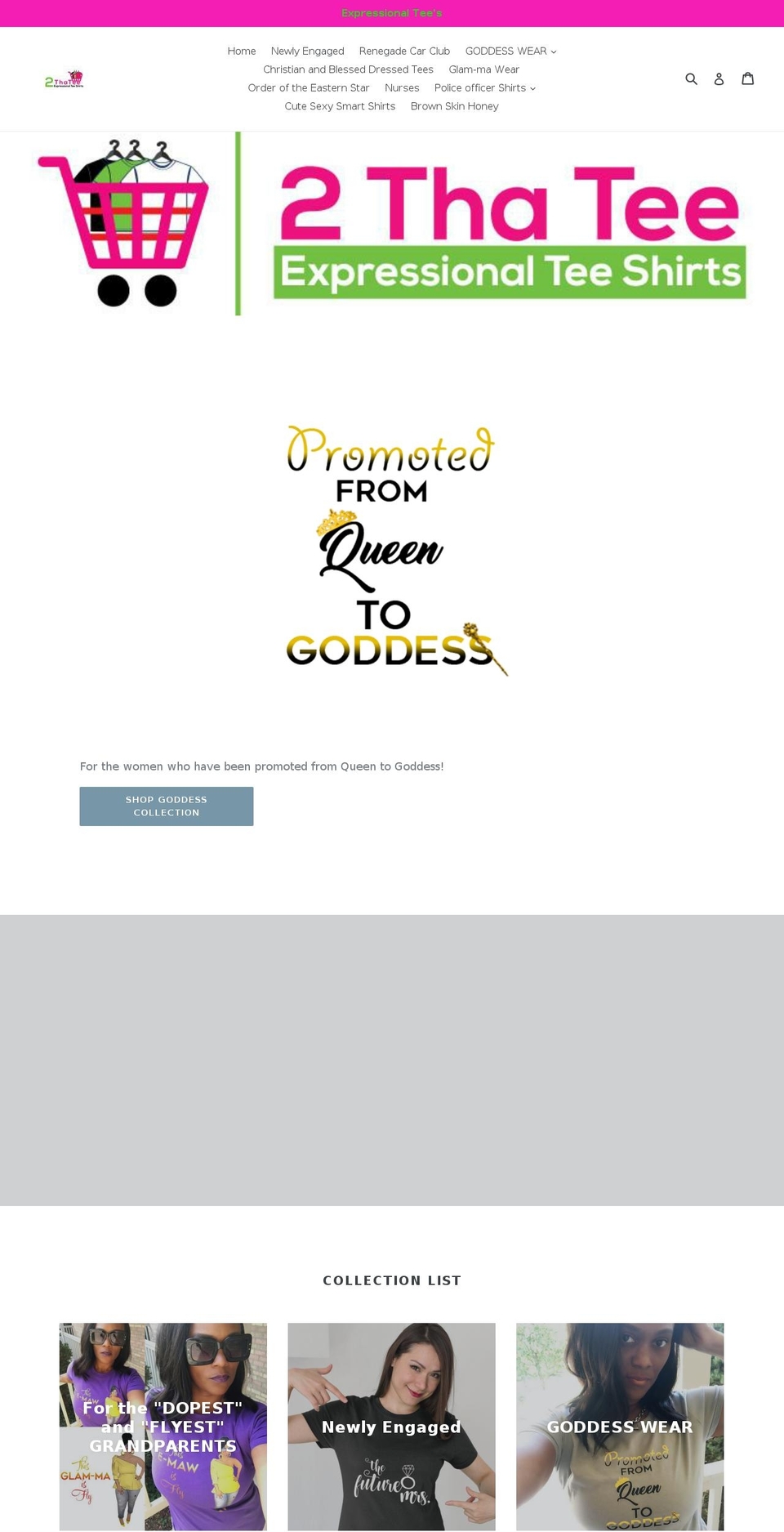 2-tha-tee.com — Shopify storefront screenshot
