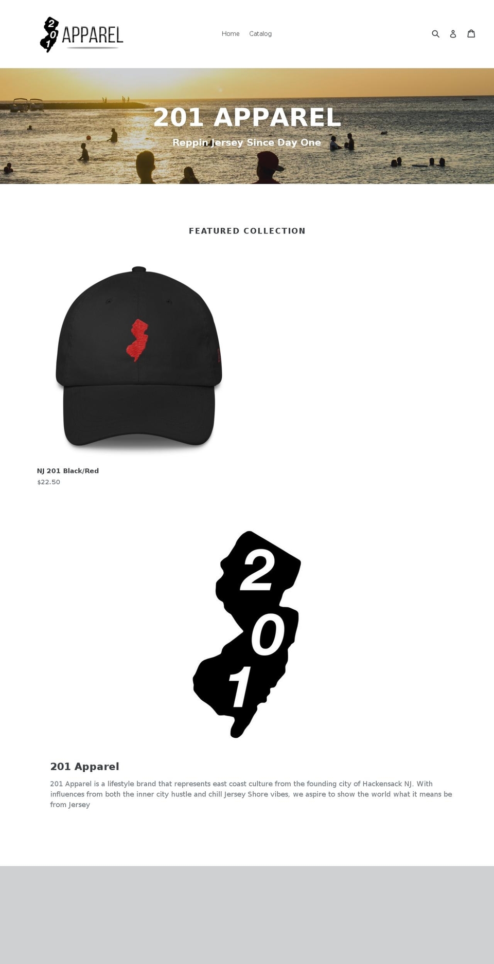 201apparel.com — Shopify storefront screenshot