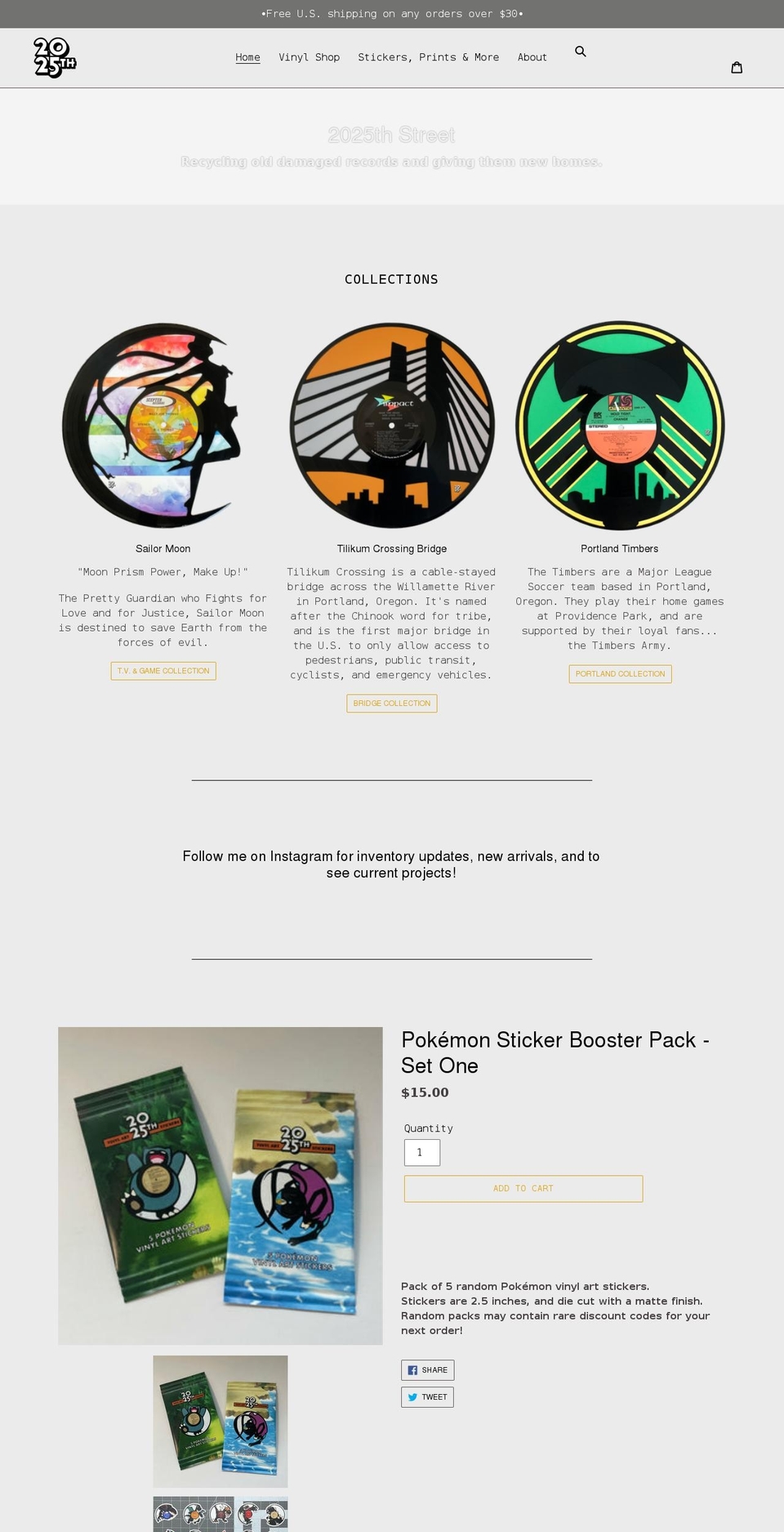 2025th.com shopify website screenshot
