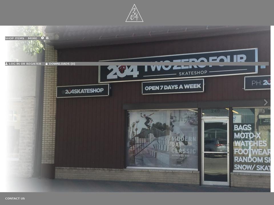 204live.com — Shopify storefront screenshot