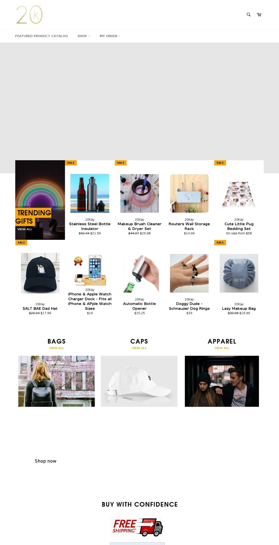 20kay.com — Shopify storefront screenshot