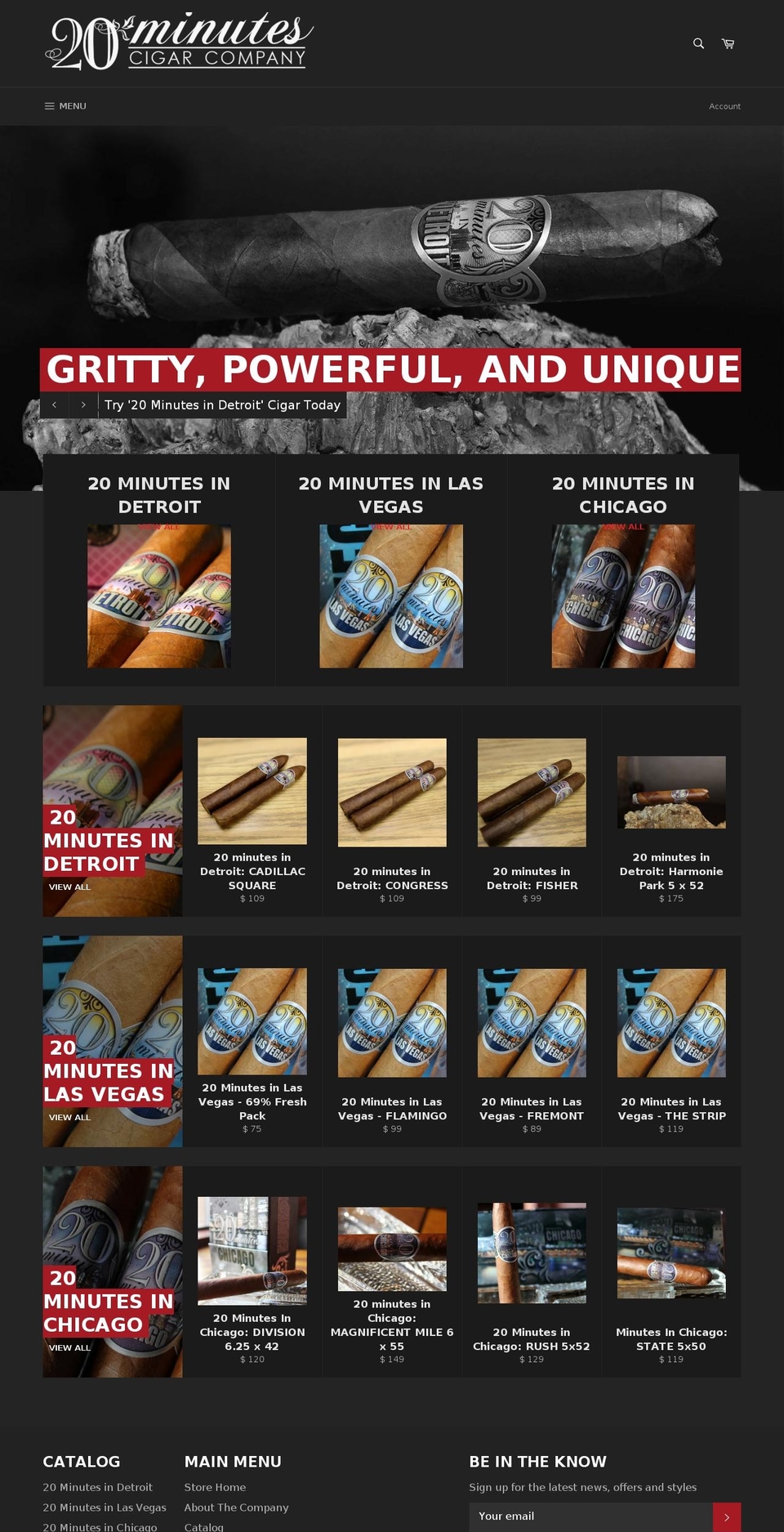 20minutesindetroit.com shopify website screenshot