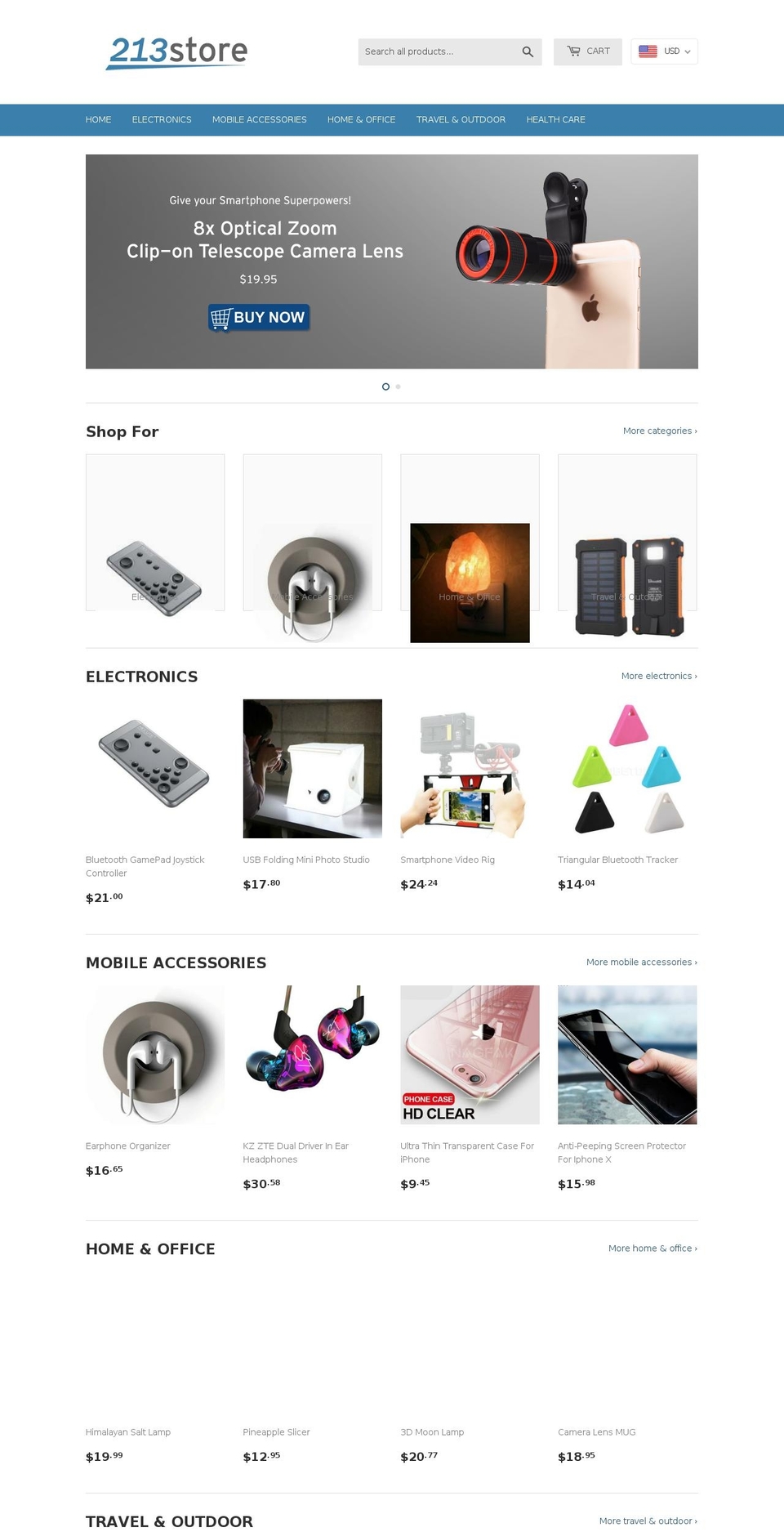 213store.com — Shopify storefront screenshot