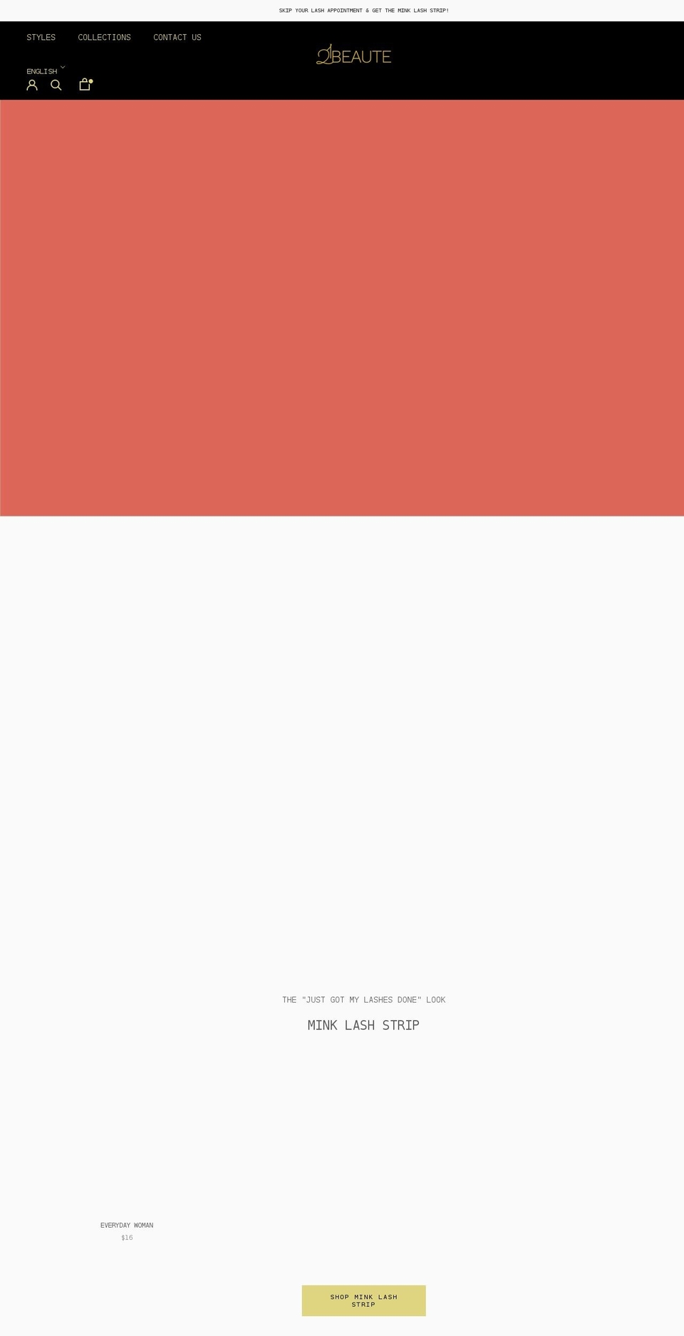 21beaute.com shopify website screenshot