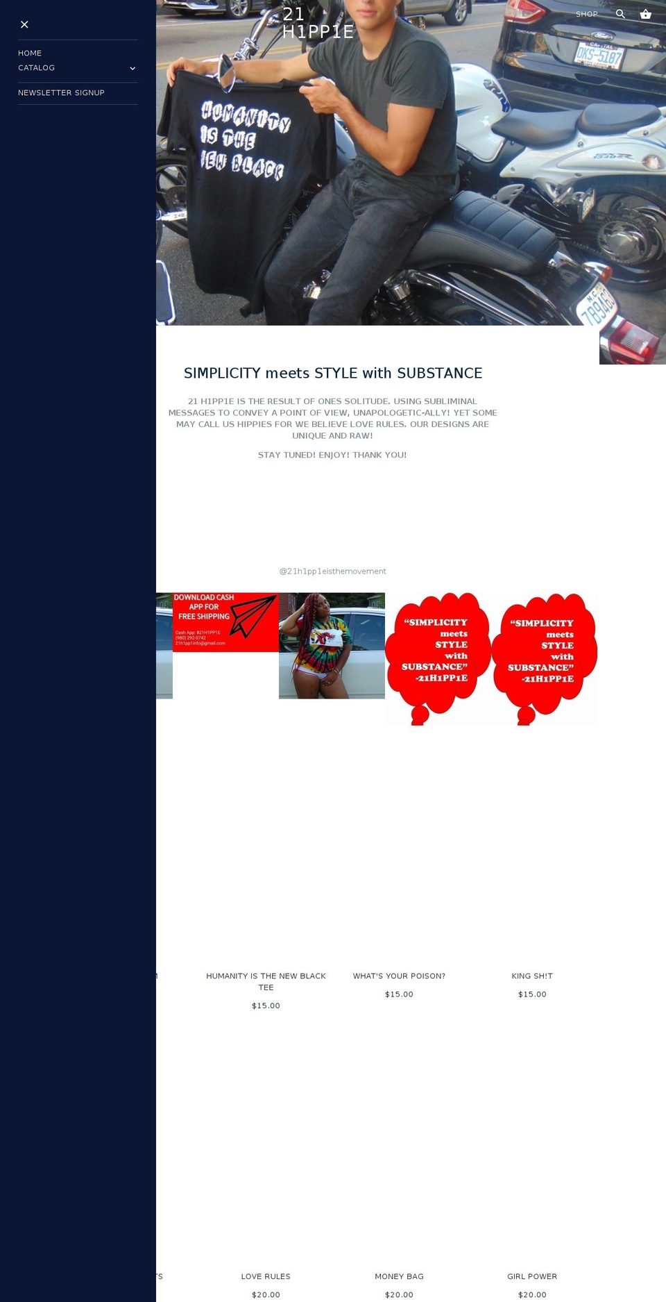 21h1pp1e.com — Shopify storefront screenshot