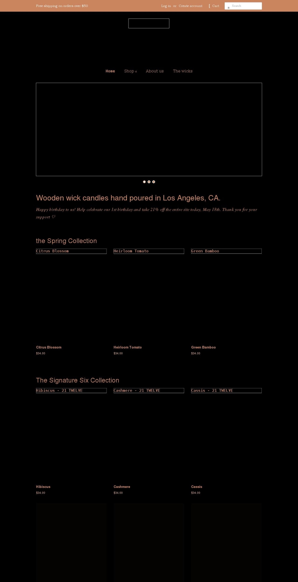 21twelveonline.com shopify website screenshot