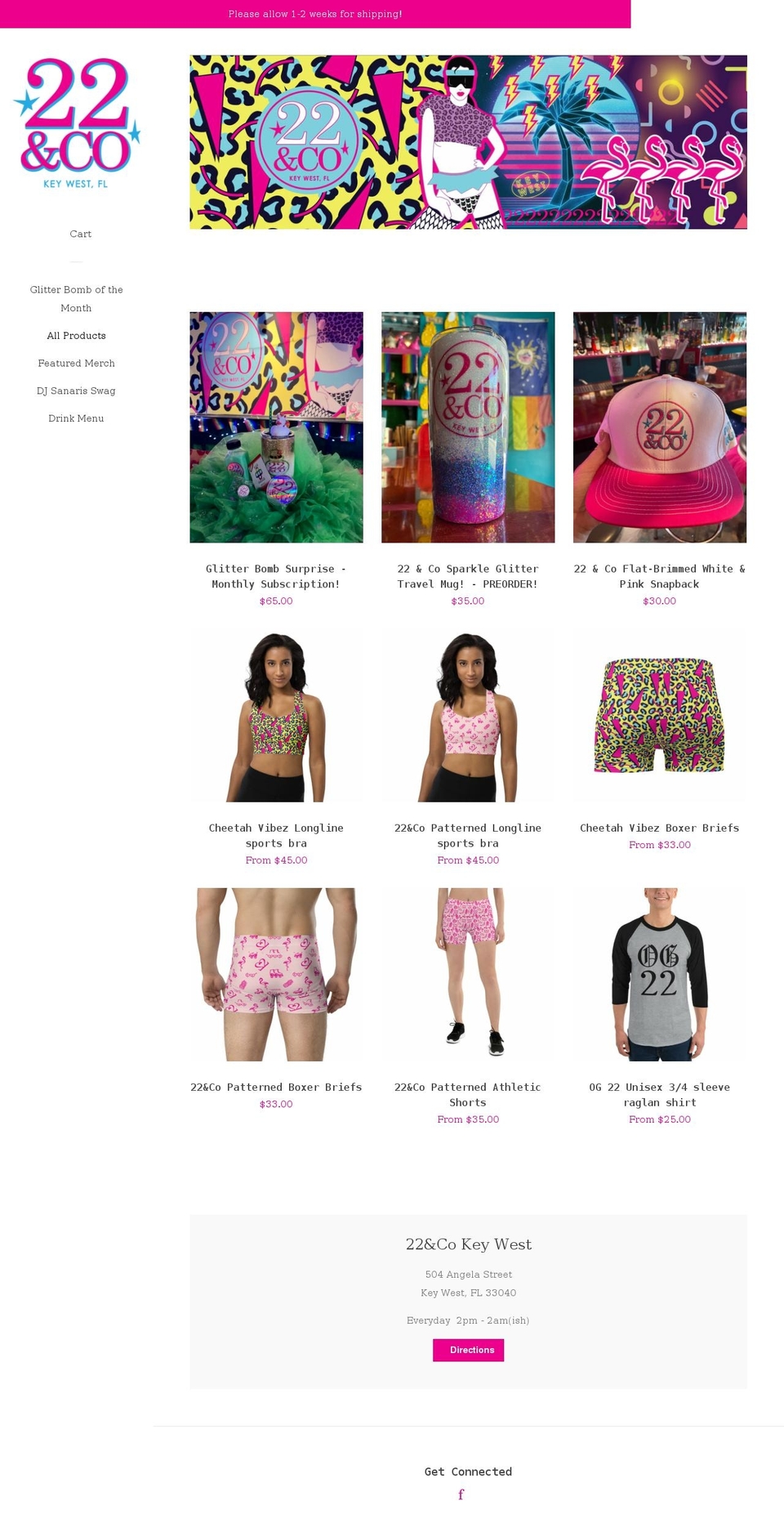 22andcoshop.com shopify website screenshot