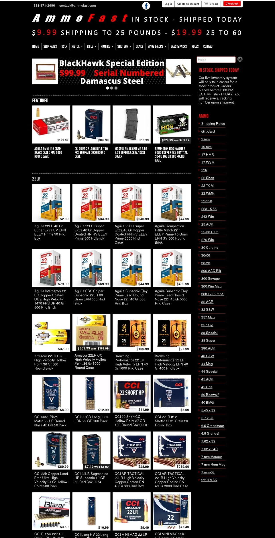 22instock.com shopify website screenshot