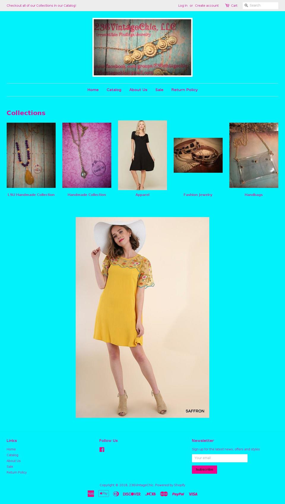 236vintagechicjewelryboutique.com — Shopify storefront screenshot