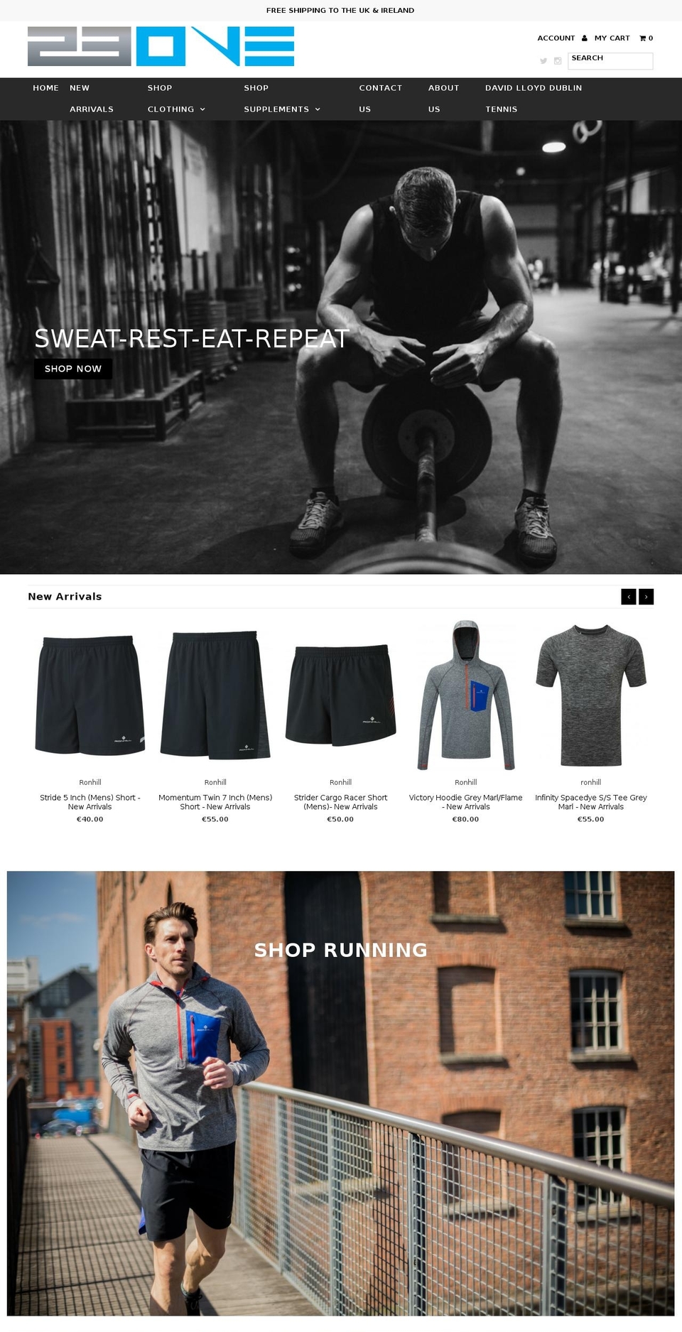 23one.com shopify website screenshot