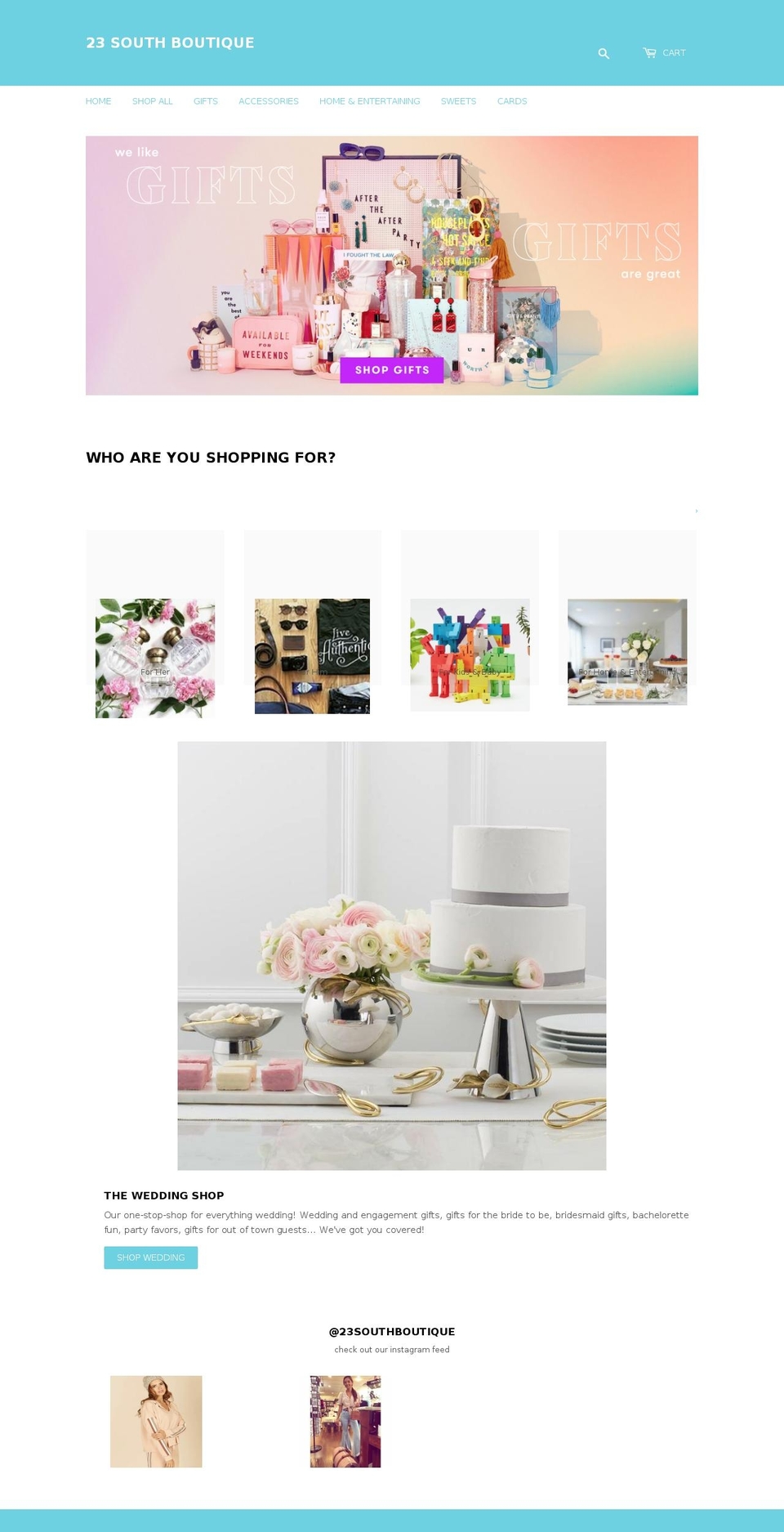 23southmorristown.com — Shopify storefront screenshot