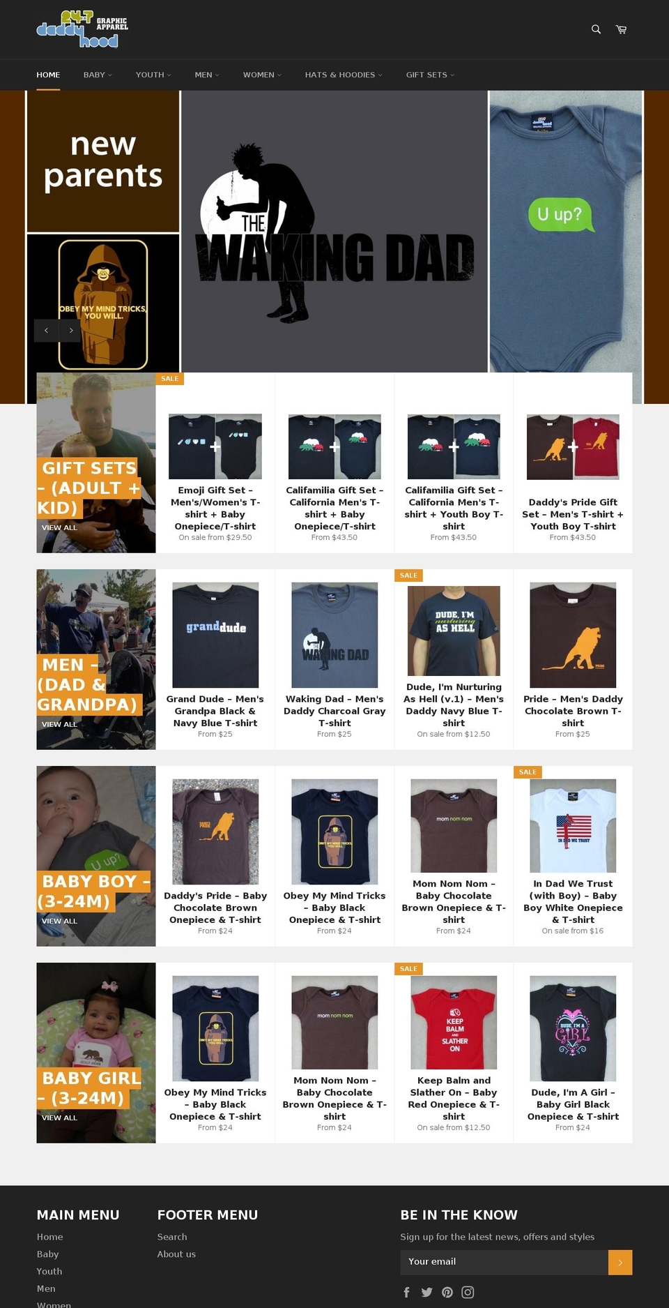247daddyhood.com shopify website screenshot