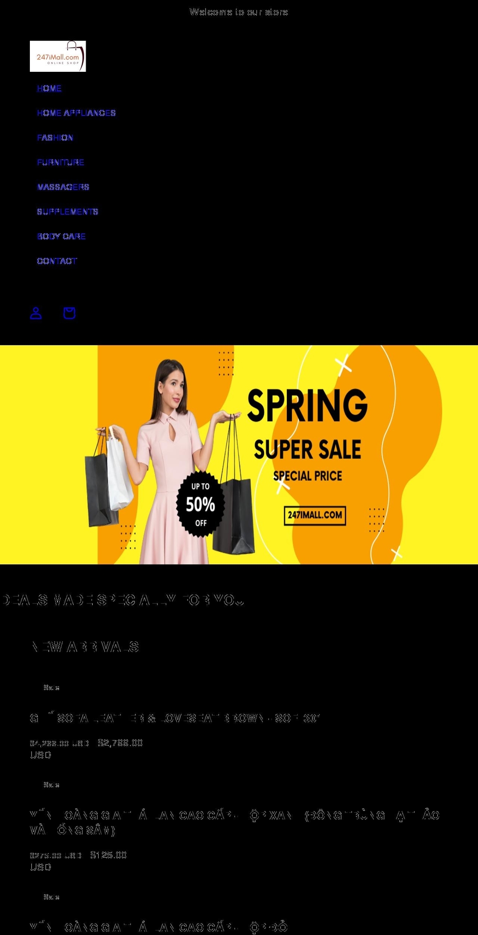 247imall.com shopify website screenshot