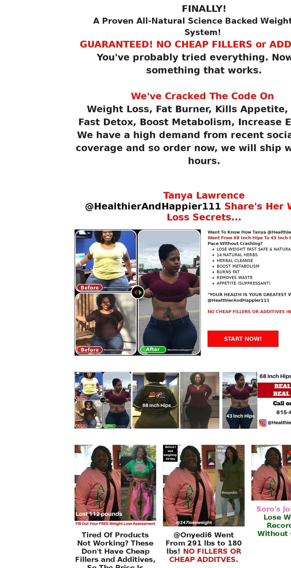 247loseweight.com shopify website screenshot