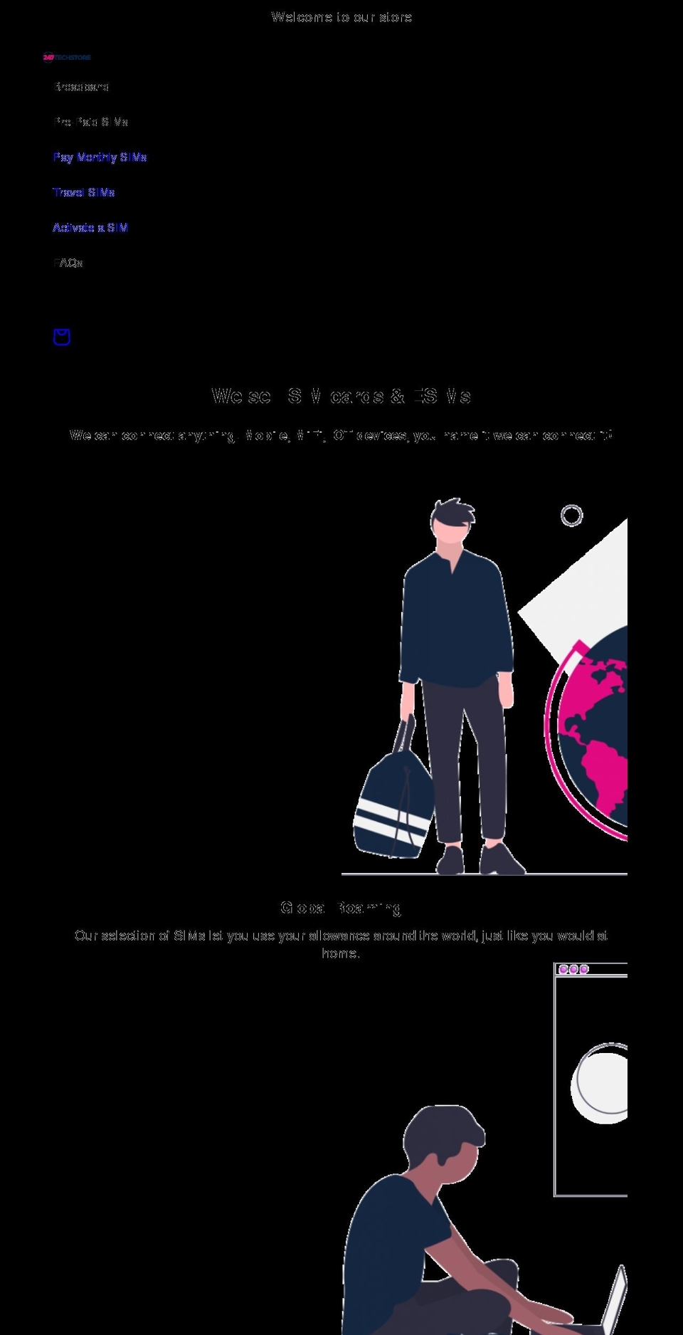 247techstore.com shopify website screenshot