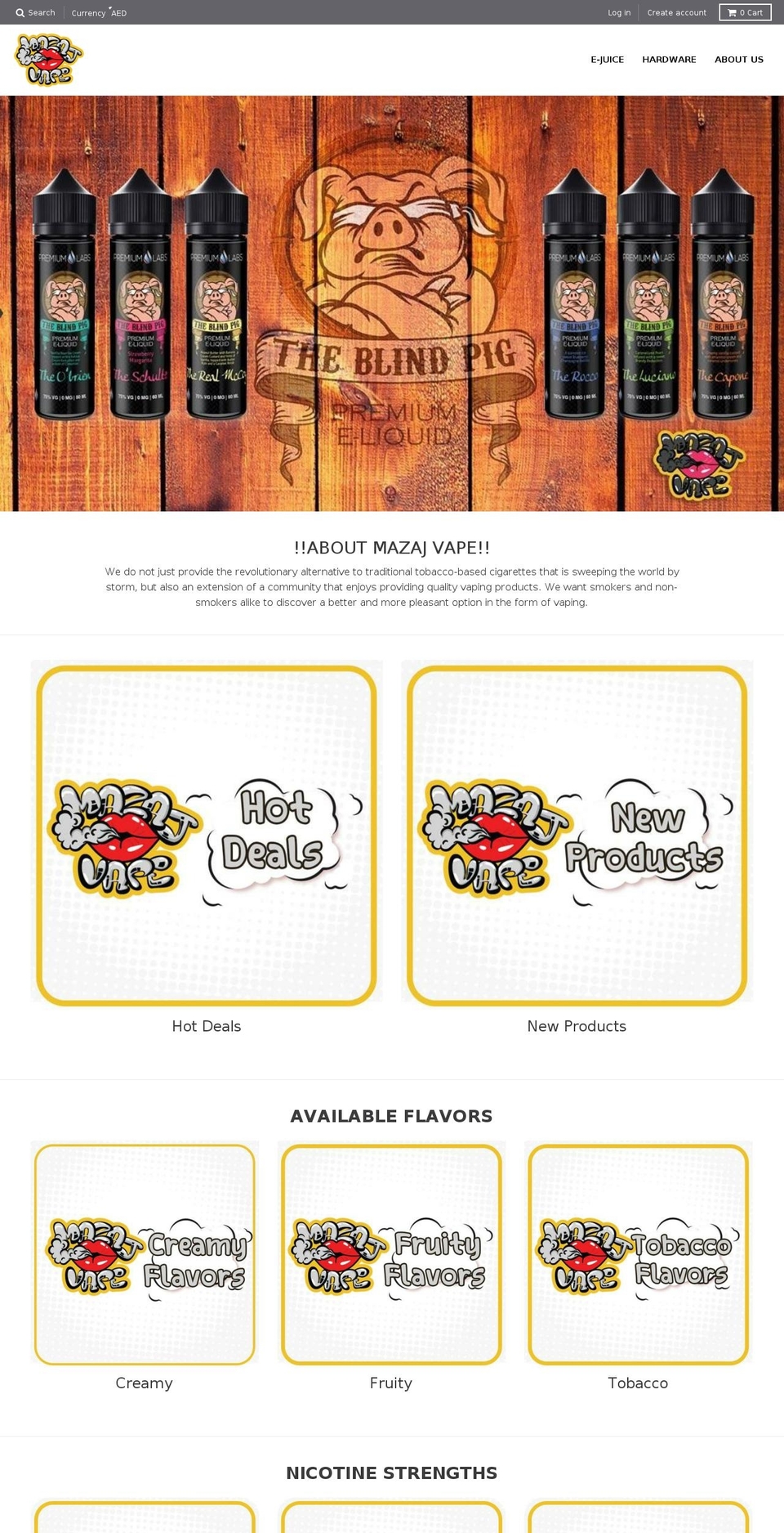 247vaping.net shopify website screenshot