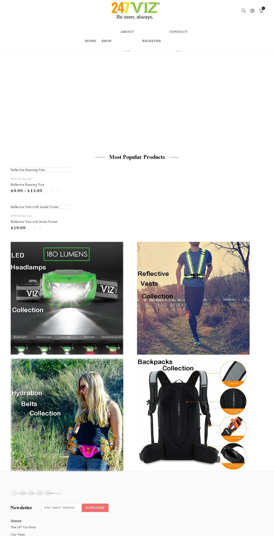 247viz.com shopify website screenshot