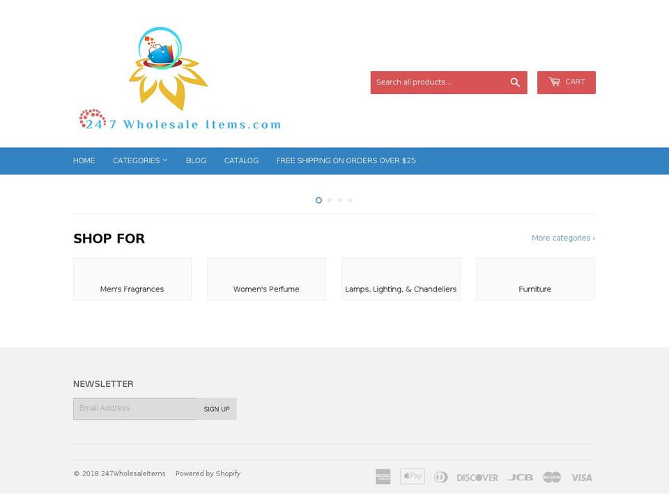 247wholesaleitems.com — Shopify storefront screenshot