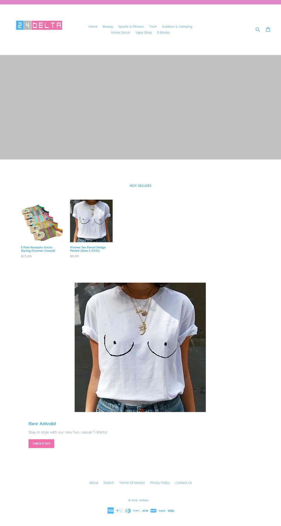 24delta.com — Shopify storefront screenshot