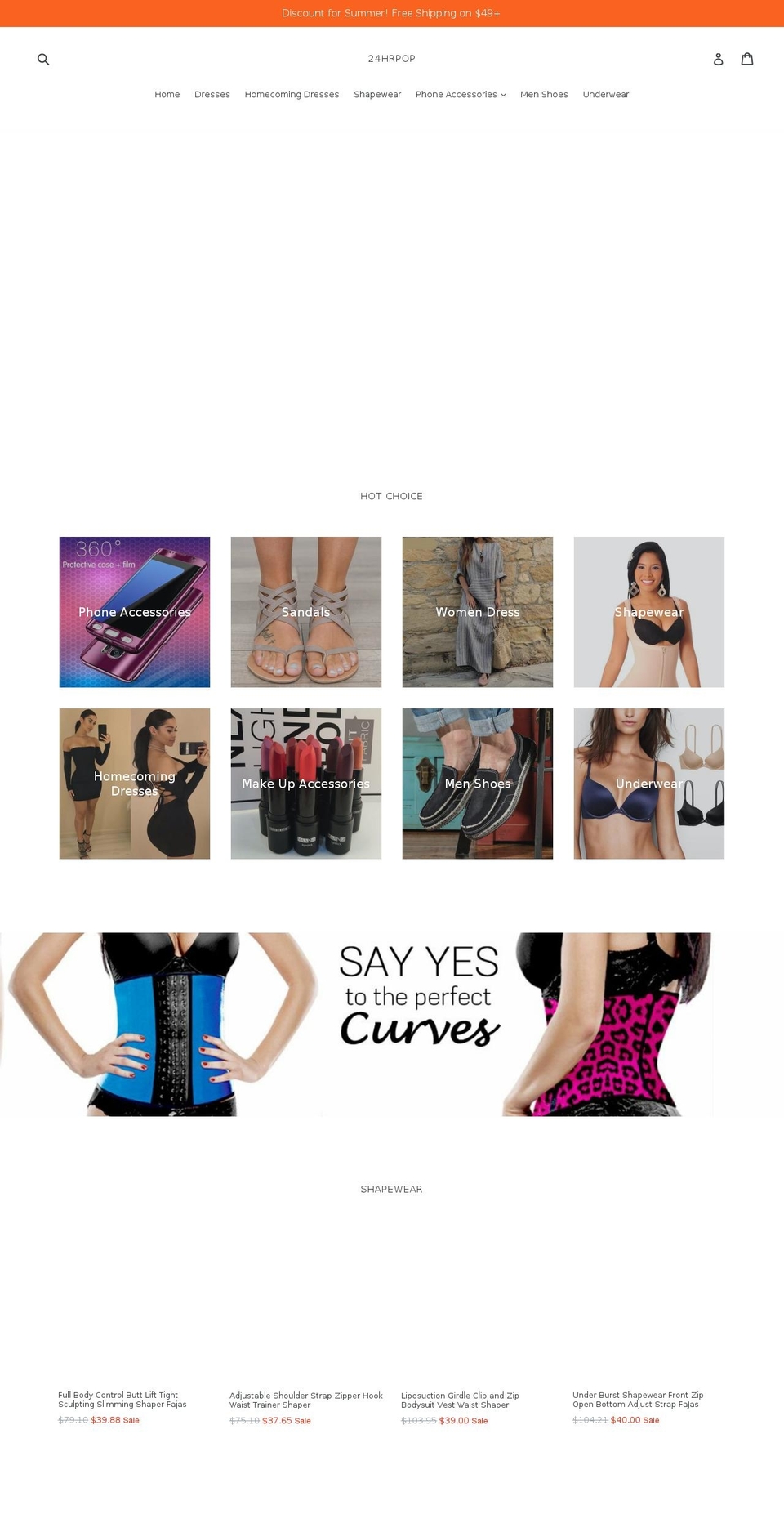 24hrpop.com — Shopify storefront screenshot