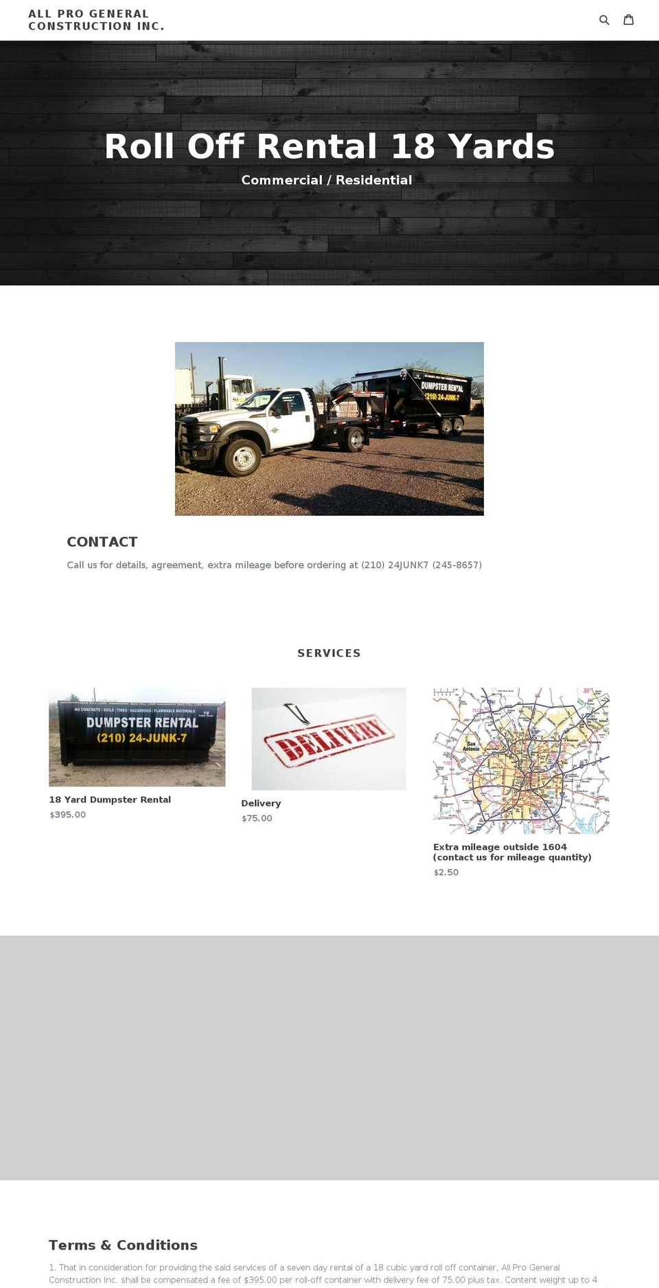 24junk7.com — Shopify storefront screenshot