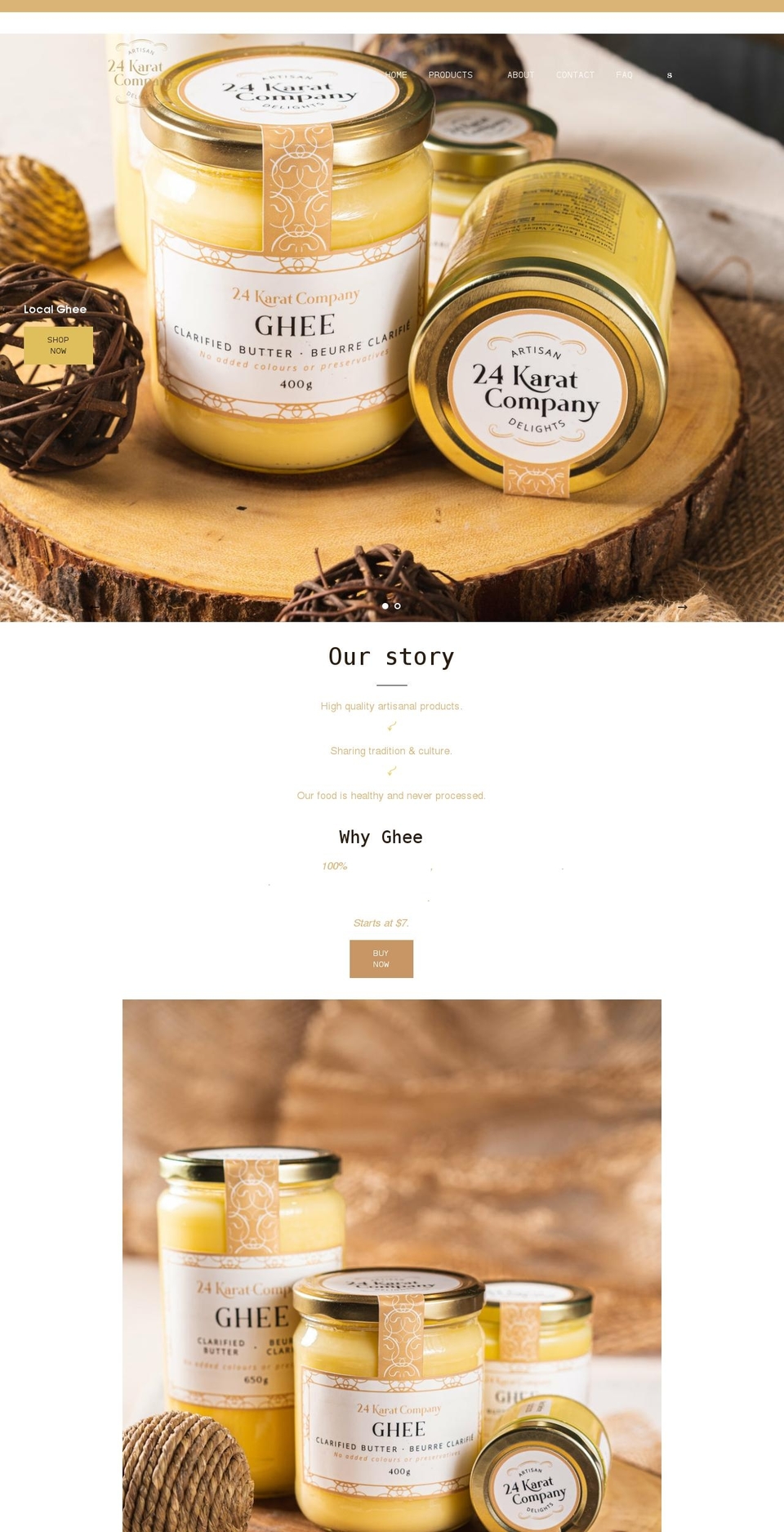 24karatcompany.com shopify website screenshot