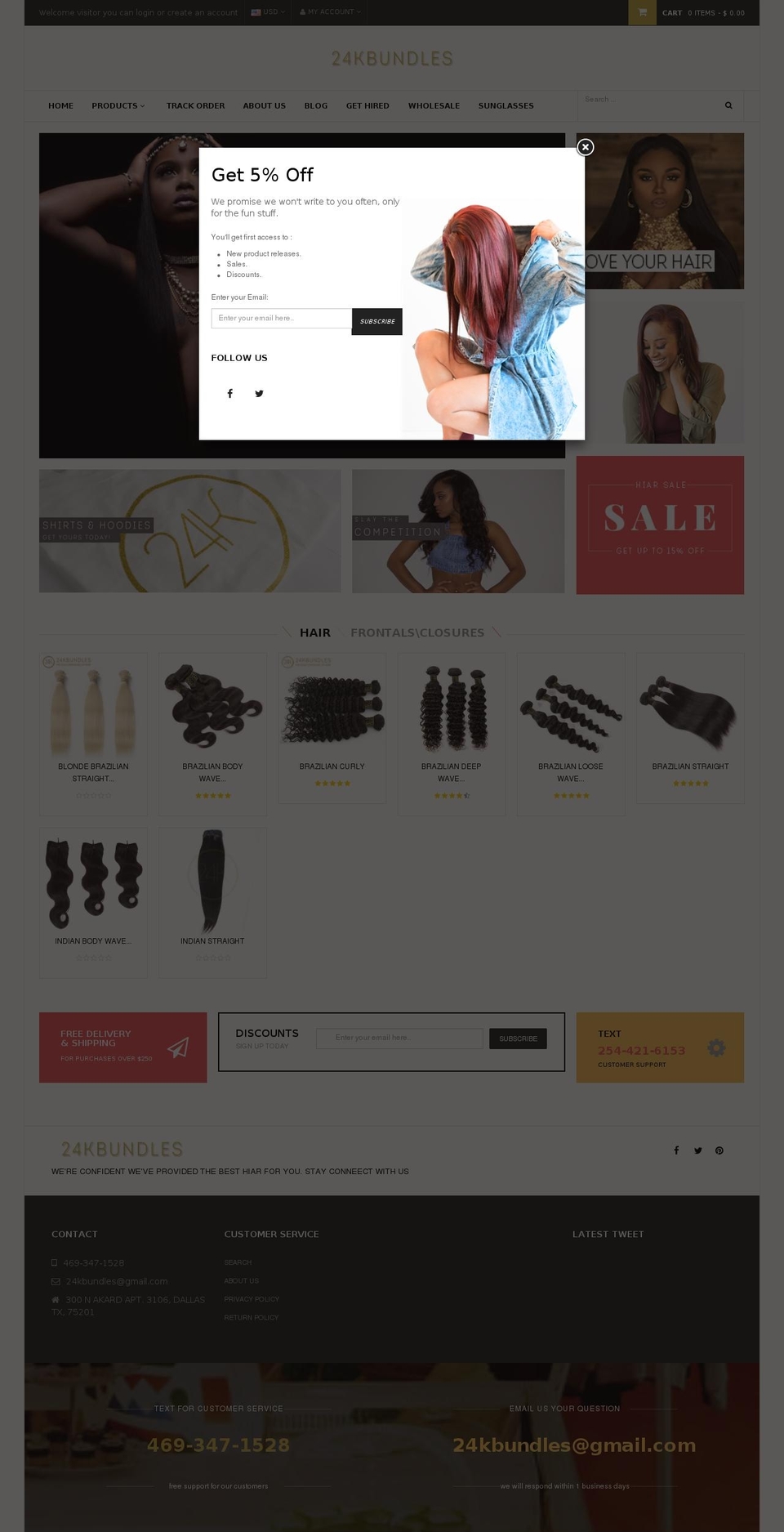 ap-mixstore-fashion Shopify theme site example 24kbundles.com