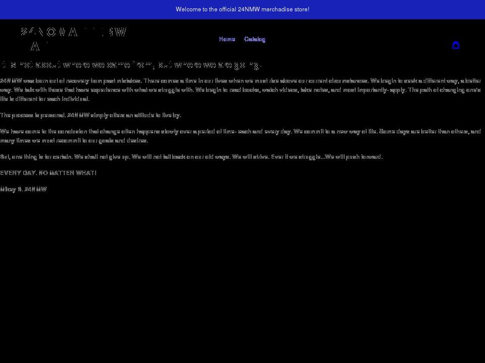 24nomatterwhat.com shopify website screenshot