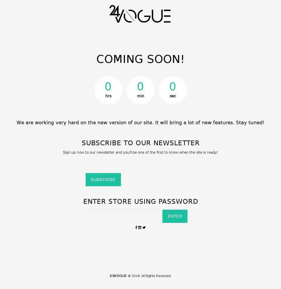 install-me-yourstore-v2-1-7 Shopify theme site example 24vogue.com