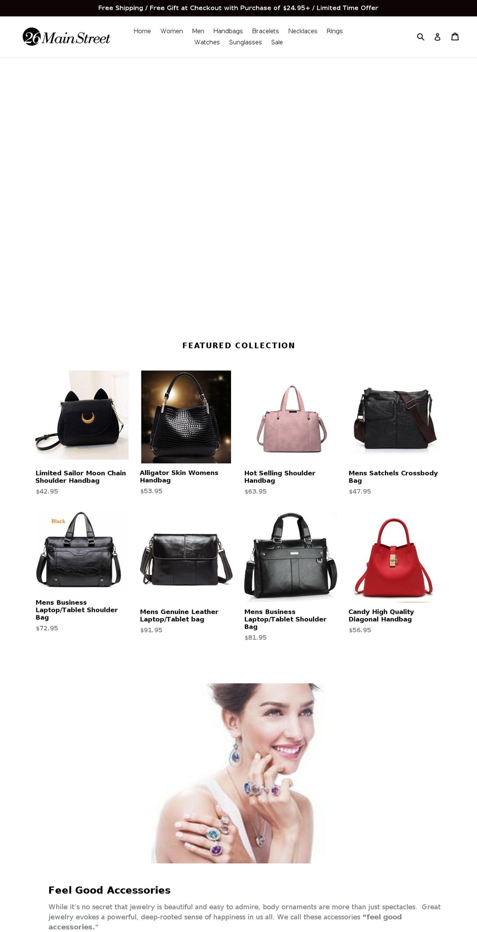 26mainstreet.com — Shopify storefront screenshot