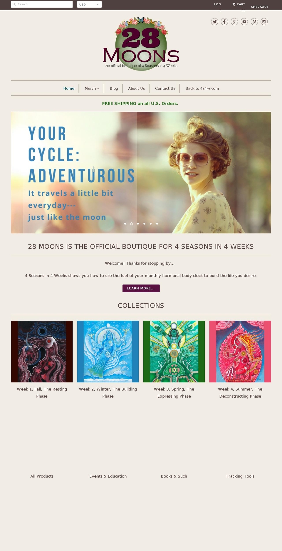 28moons4s4w.com shopify website screenshot
