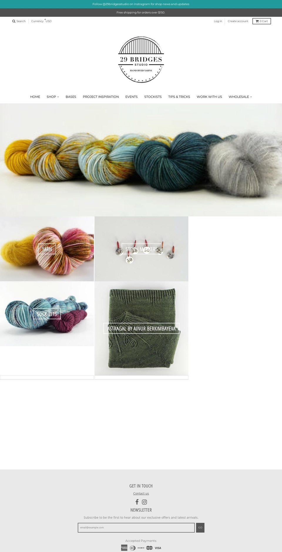 29-bridges-studio.myshopify.com shopify website screenshot