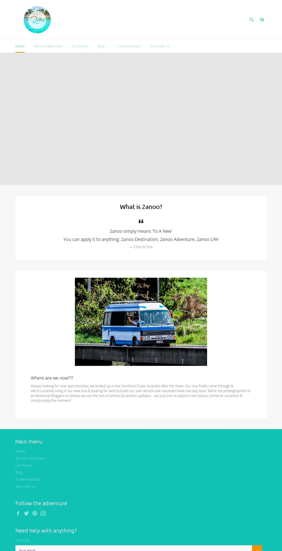 2anoo.com shopify website screenshot