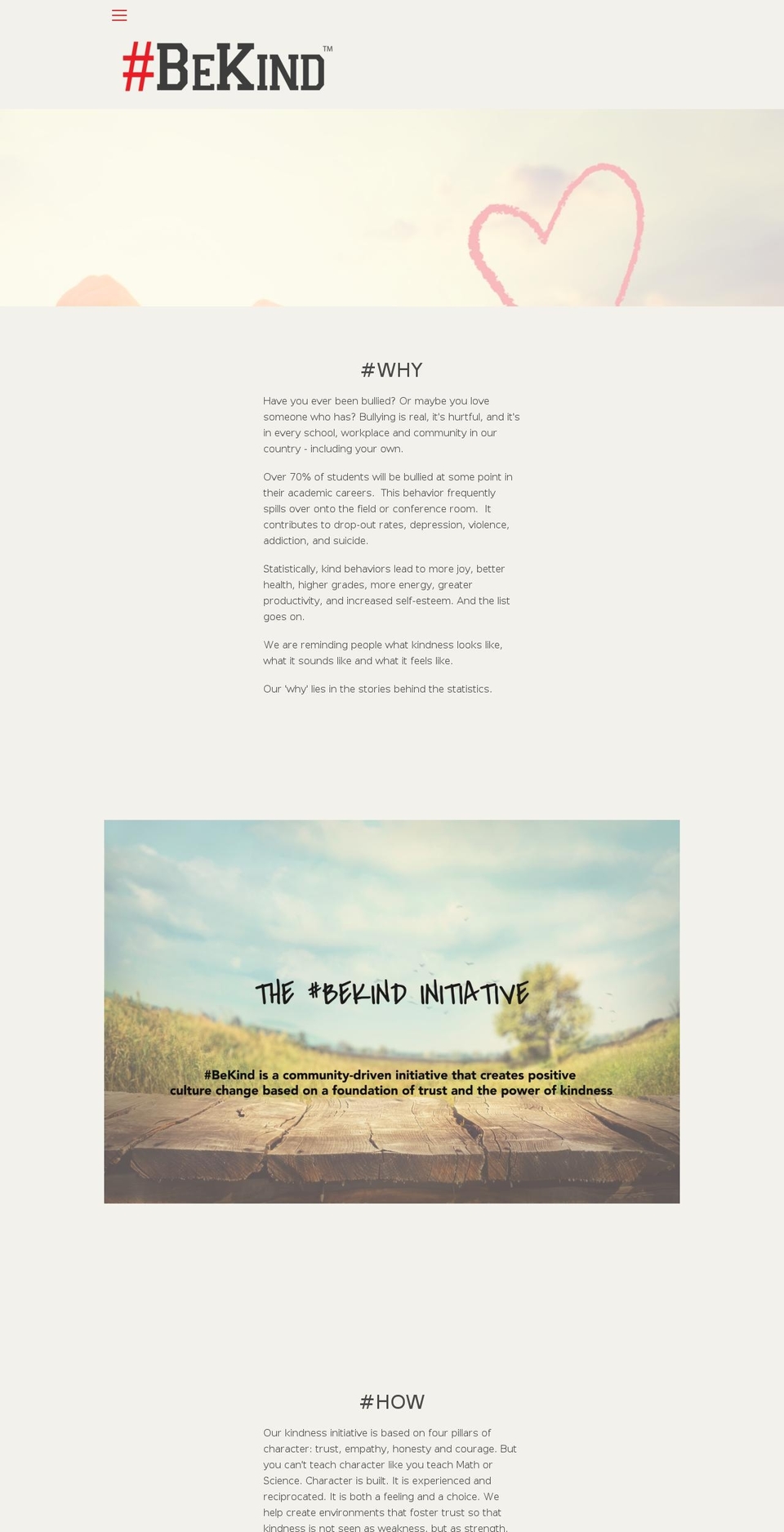 2bekind.com shopify website screenshot
