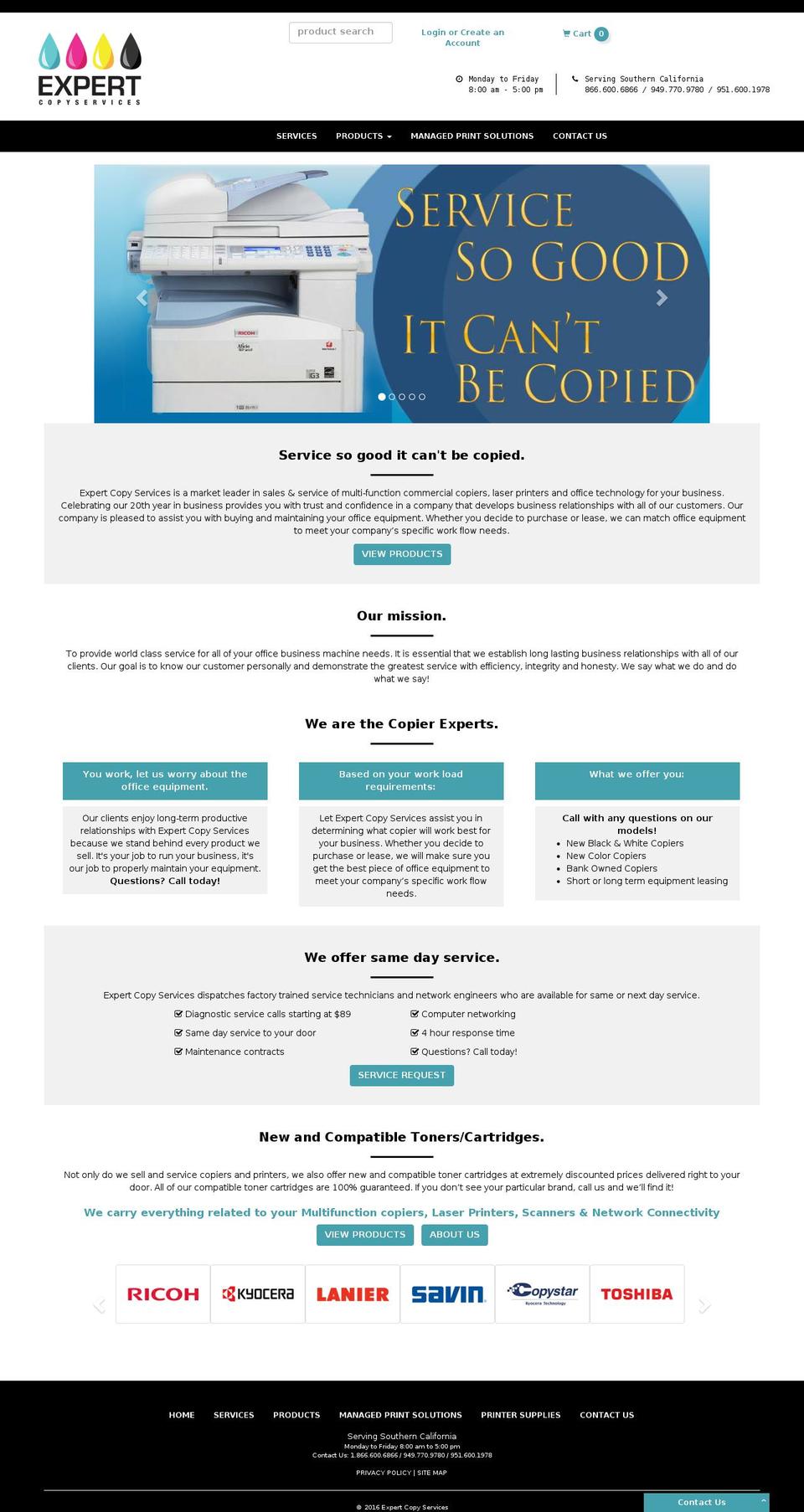 2expertcopyservices.com shopify website screenshot