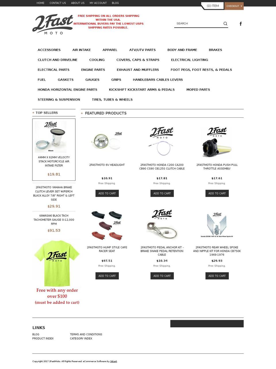 2fastbrands.com shopify website screenshot