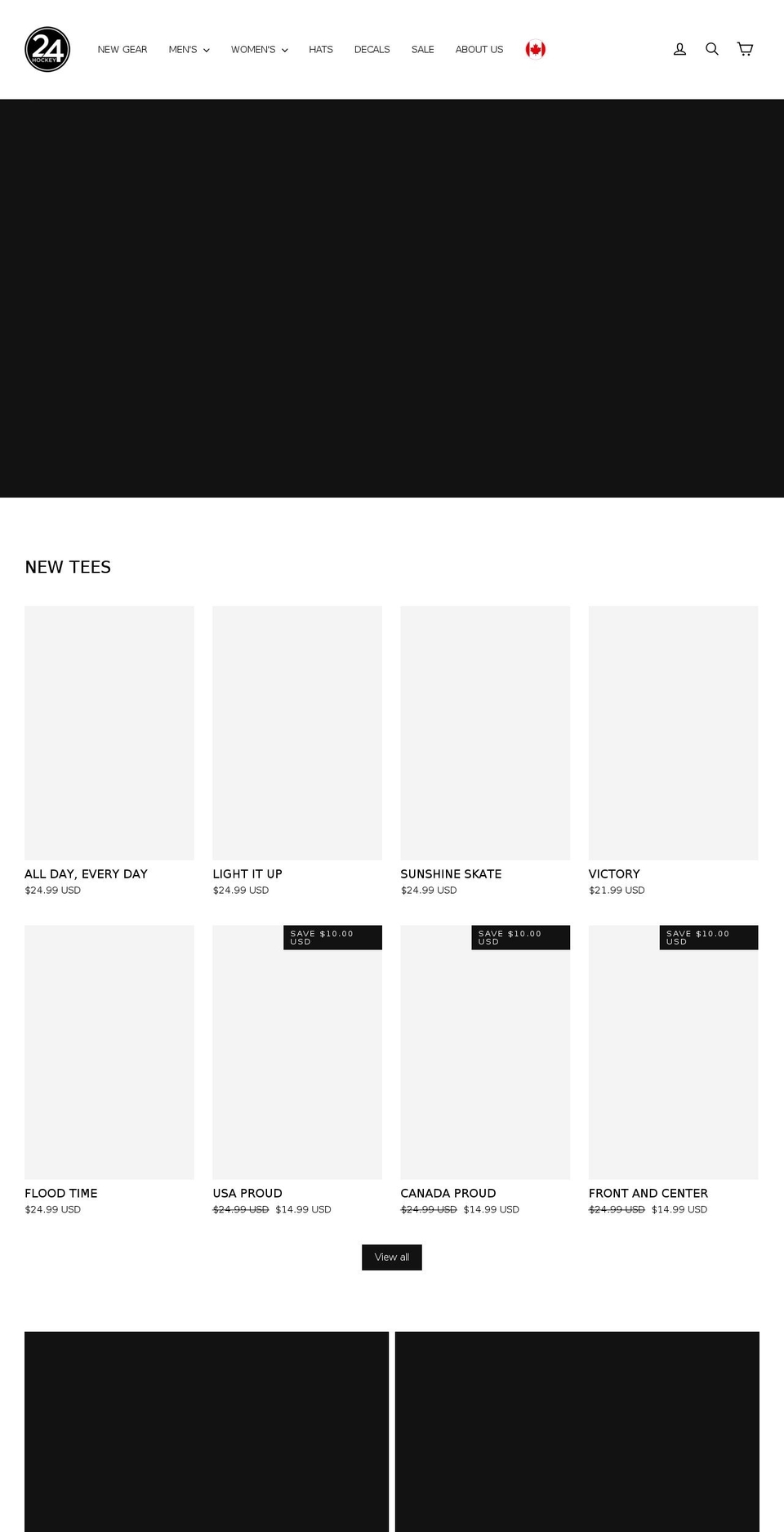 2fourhockey.com — Shopify storefront screenshot