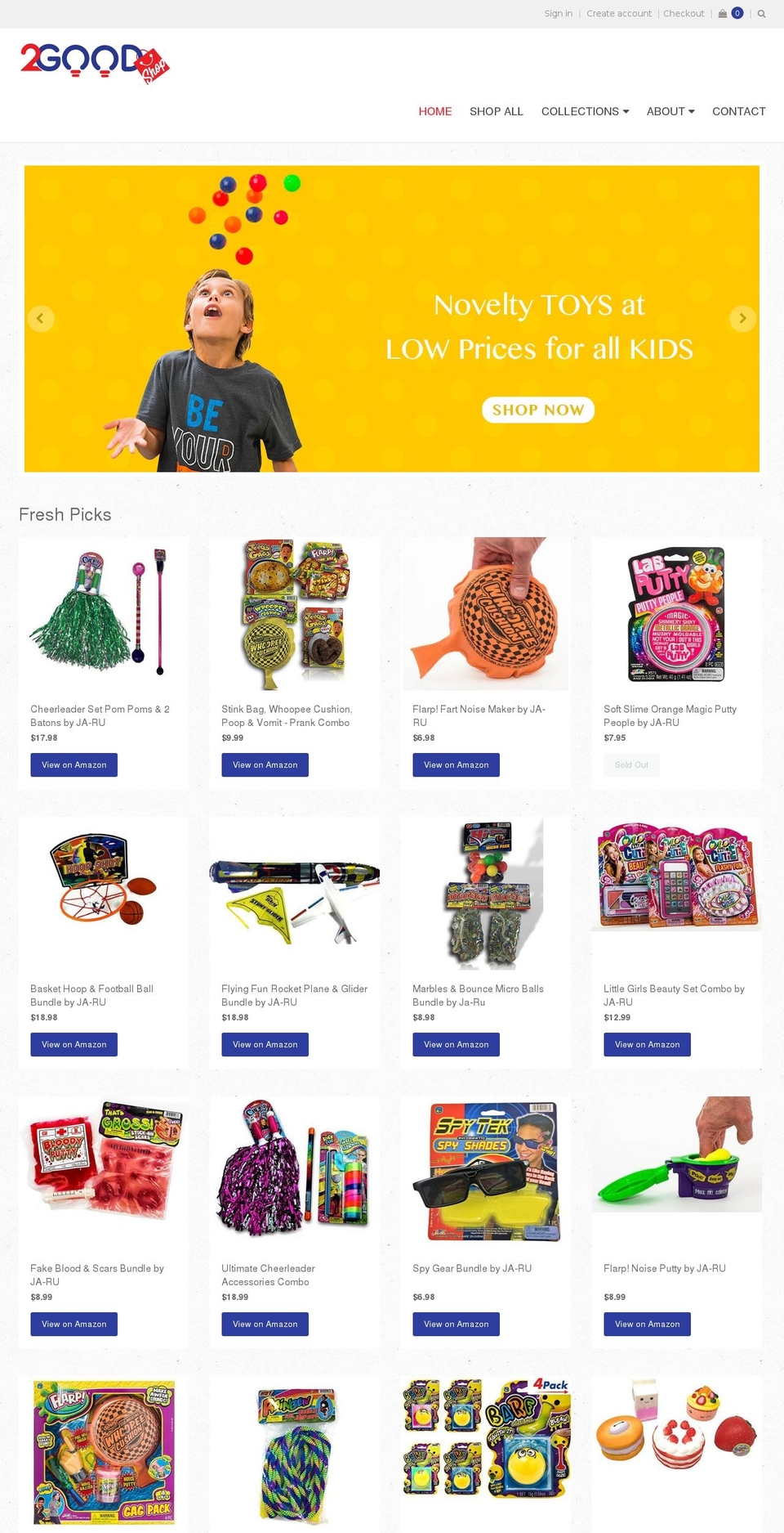 2goodcorp.com — Shopify storefront screenshot