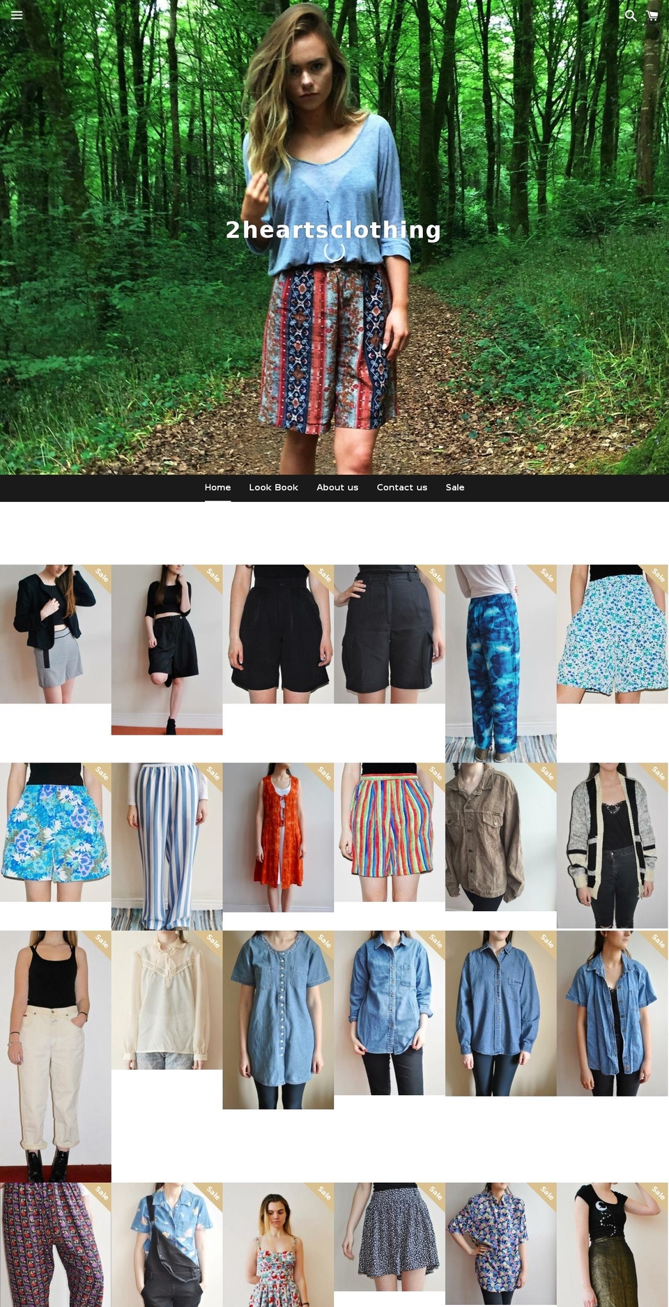 2heartsclothing.com — Shopify storefront screenshot