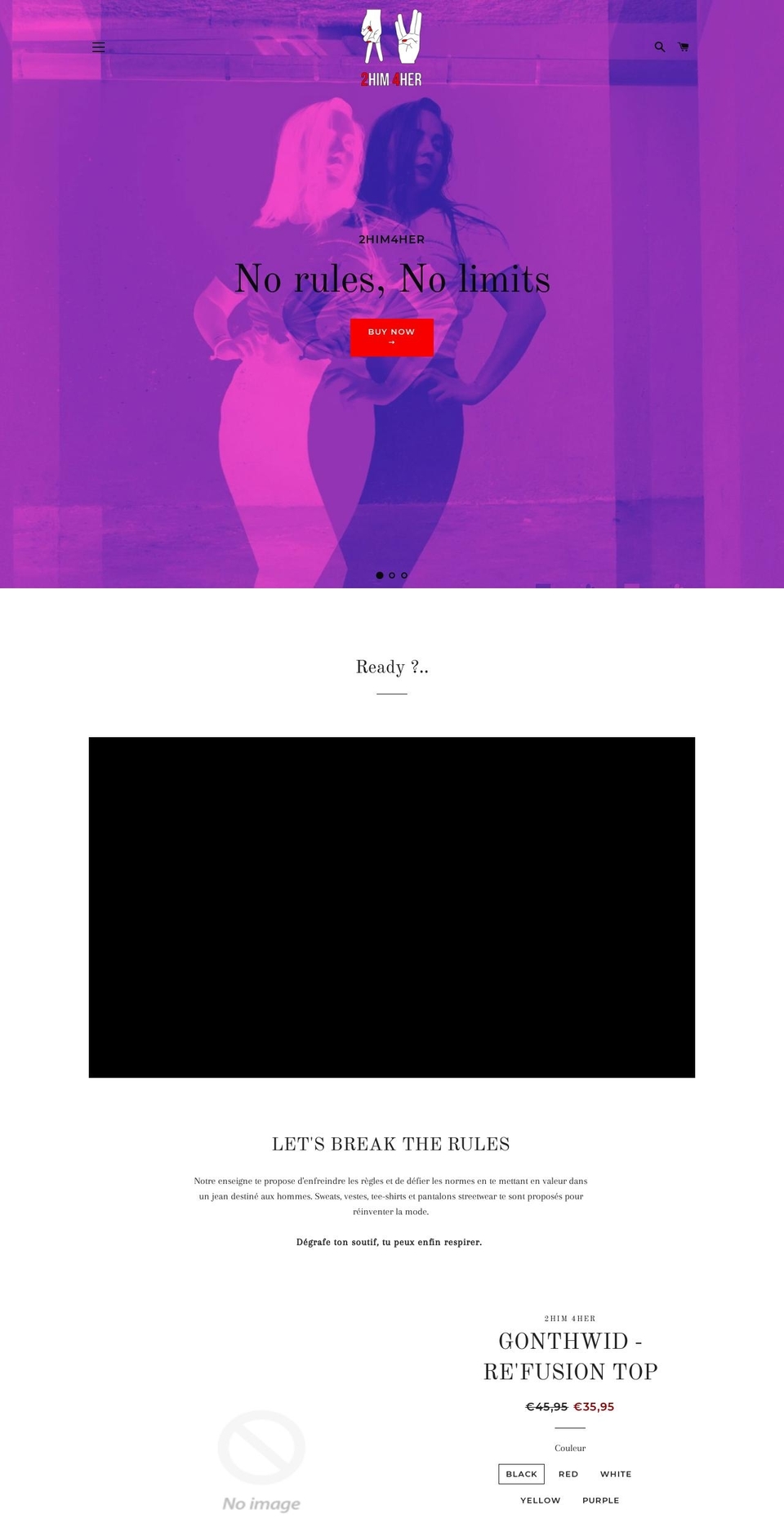 2him4her.com — Shopify storefront screenshot