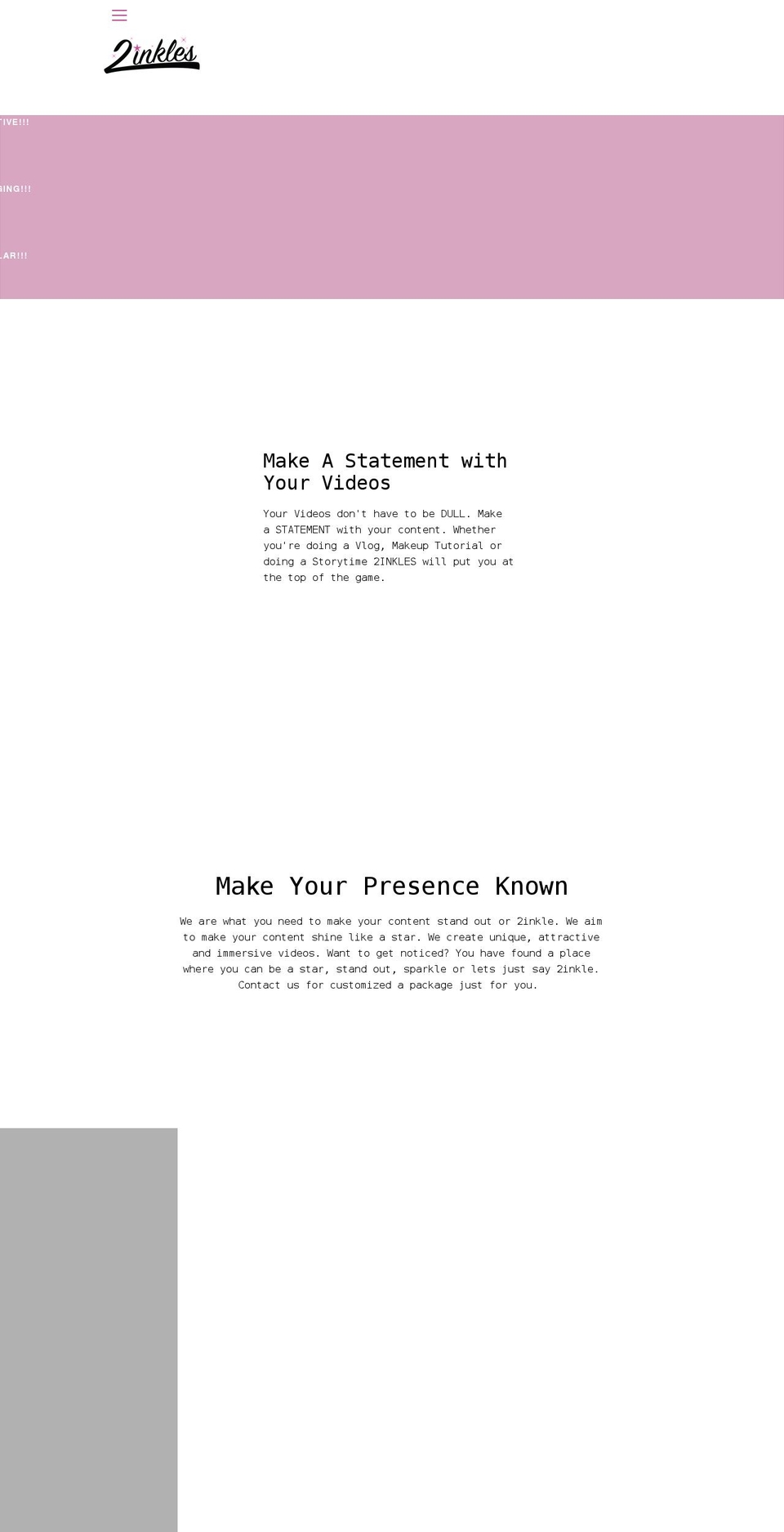 2inkles.com shopify website screenshot